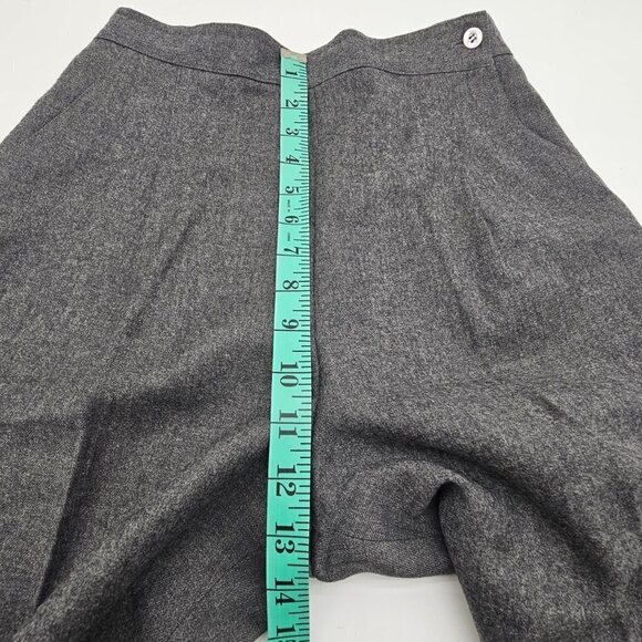 Pino Women's Charcoal Pure Virgin Wool High-rise Dress Pants/Trousers, XS-S - Picture 12 of 17